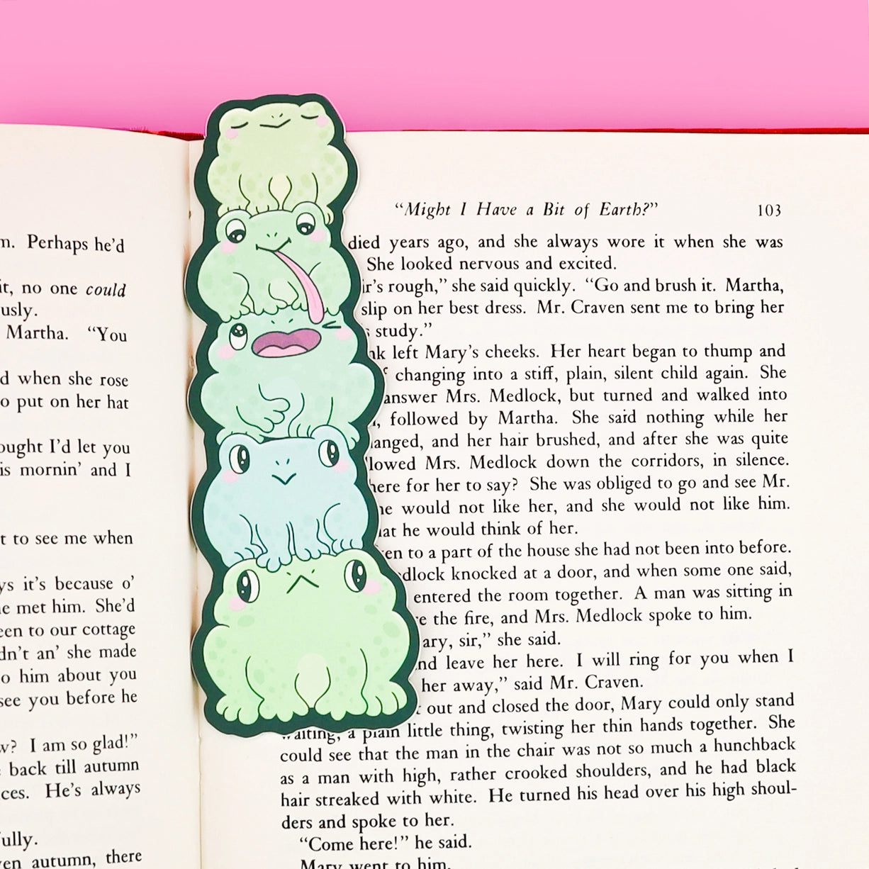 Bookmark - Frog Butts