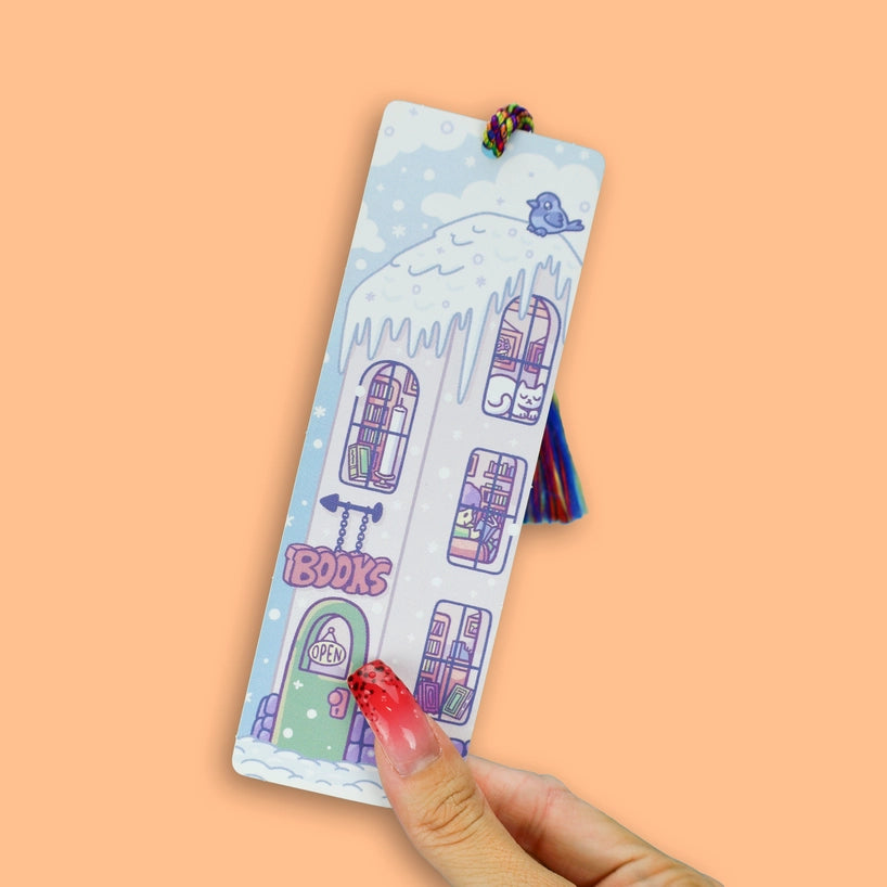 Bookmark - Snowy Bookshop