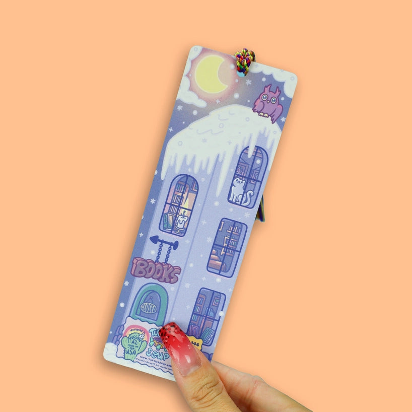 Bookmark - Snowy Bookshop