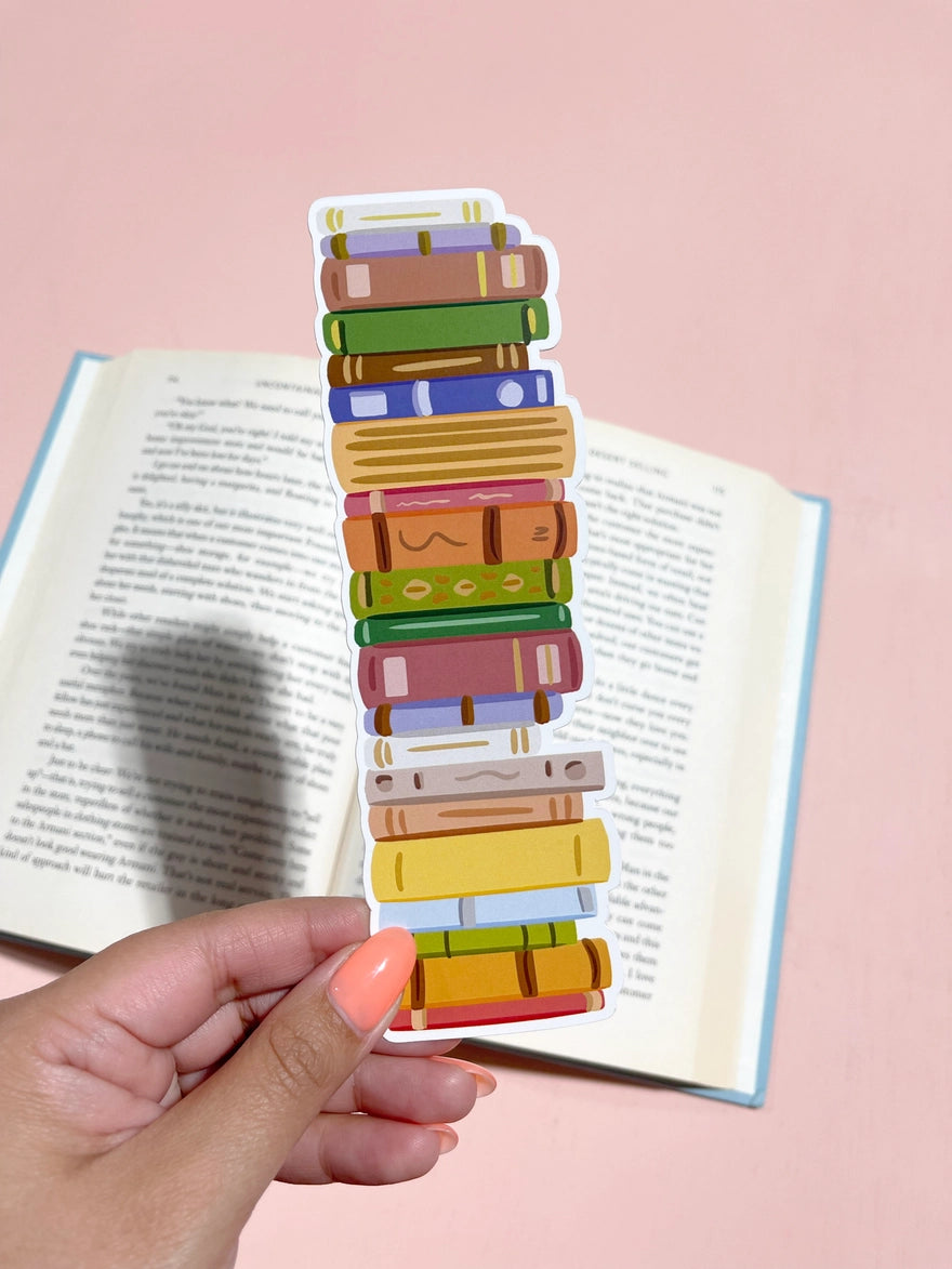 Bookmark - Stack of Books