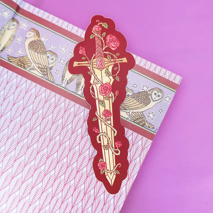 Bookmark - Sword and Roses