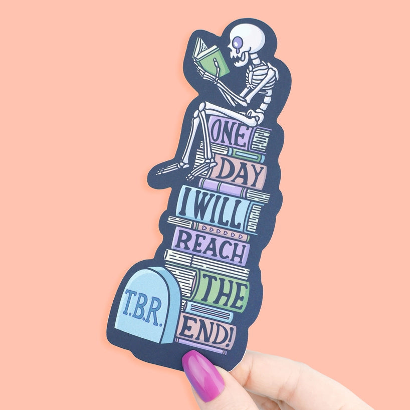 Bookmark - TBR Skeleton