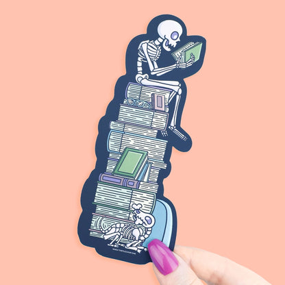 Bookmark - TBR Skeleton