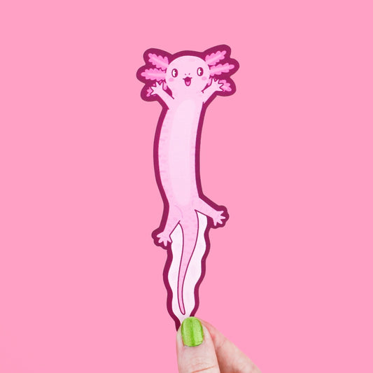 Bookmark - Wiggly Axolotl