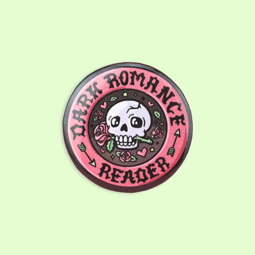 Pinback Button - Dark Romance Reader