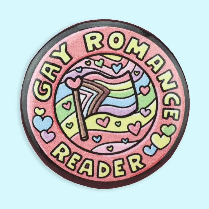 Pinback Button - Gay Romance Reader