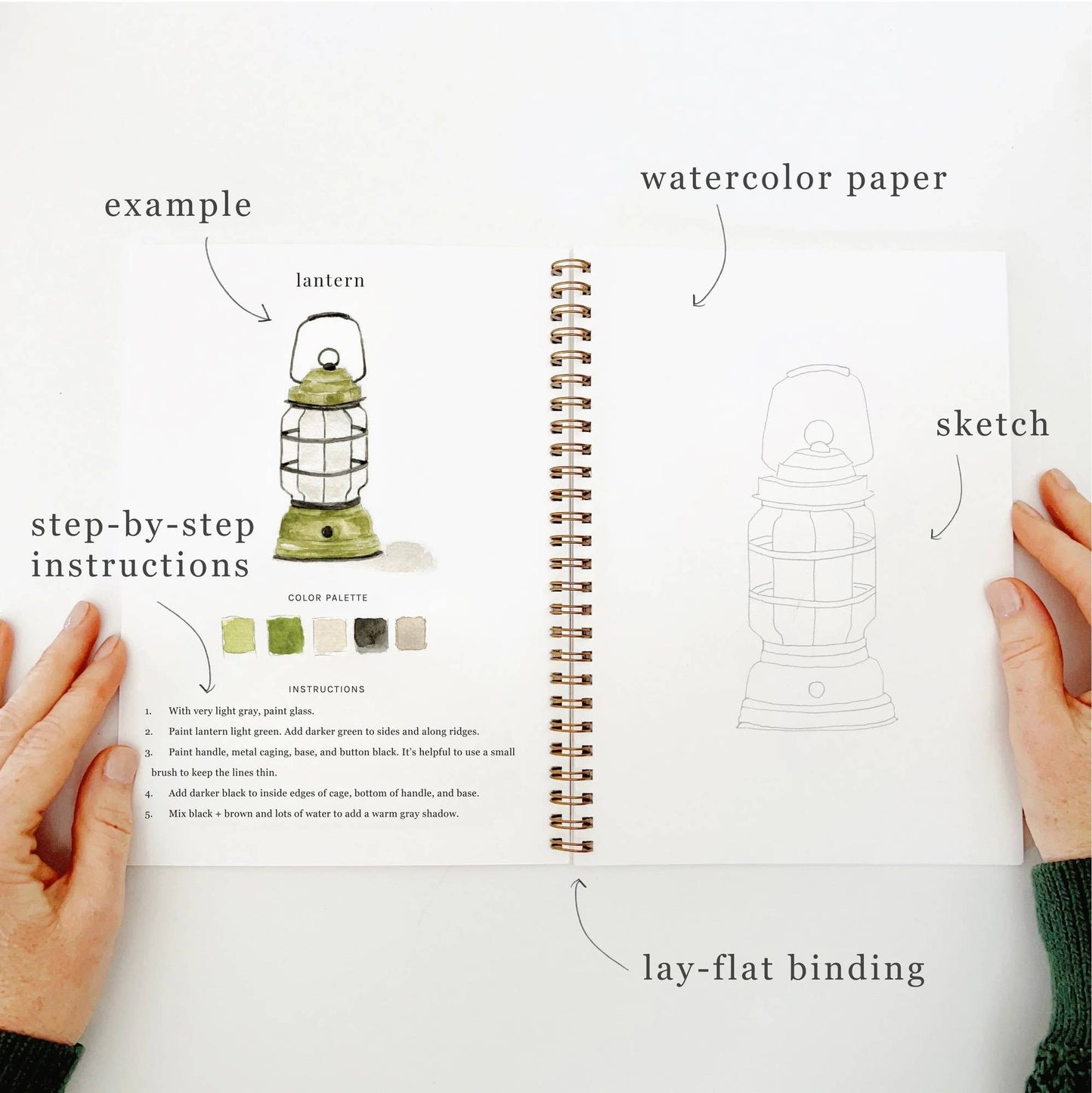 Watercolor Workbook - Camping