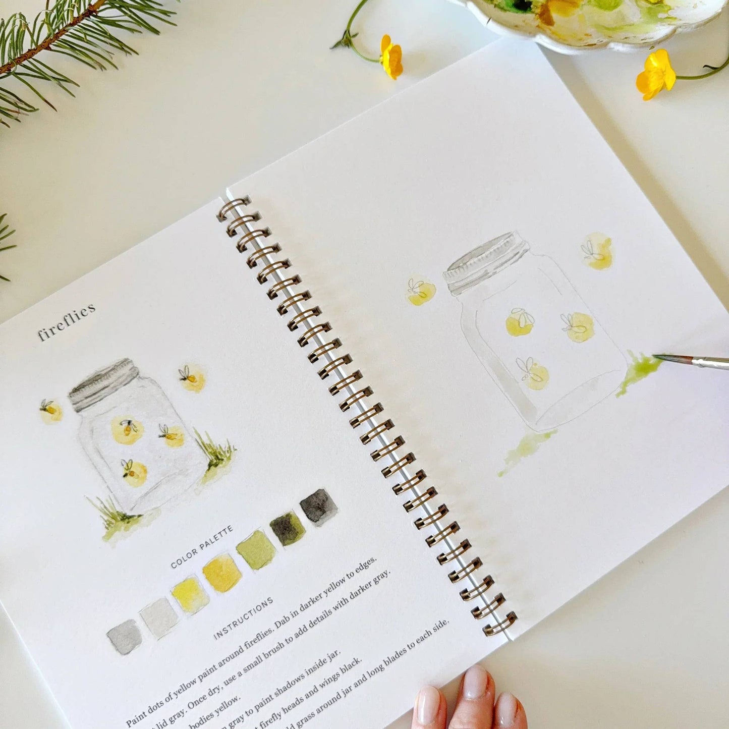 Watercolor Workbook - Camping