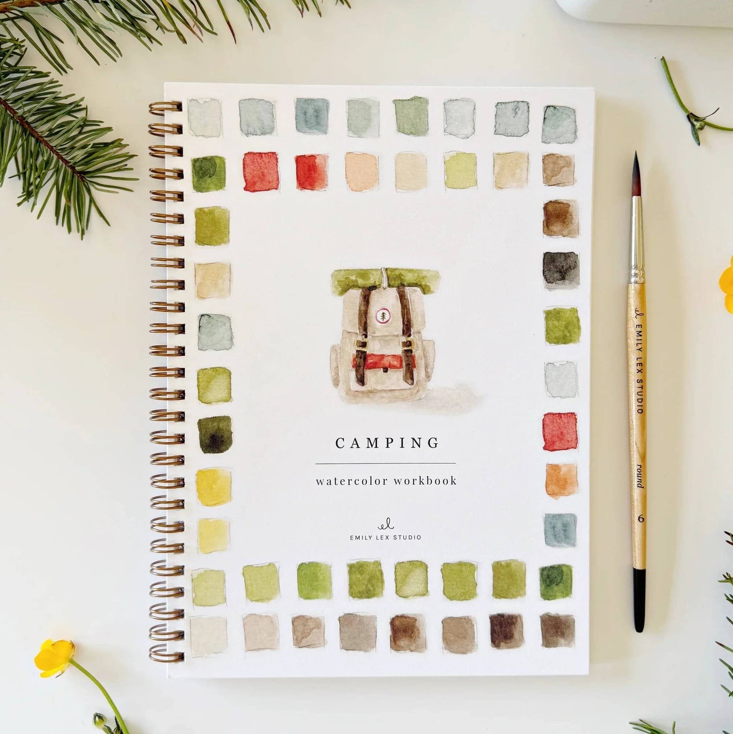 Watercolor Workbook - Camping