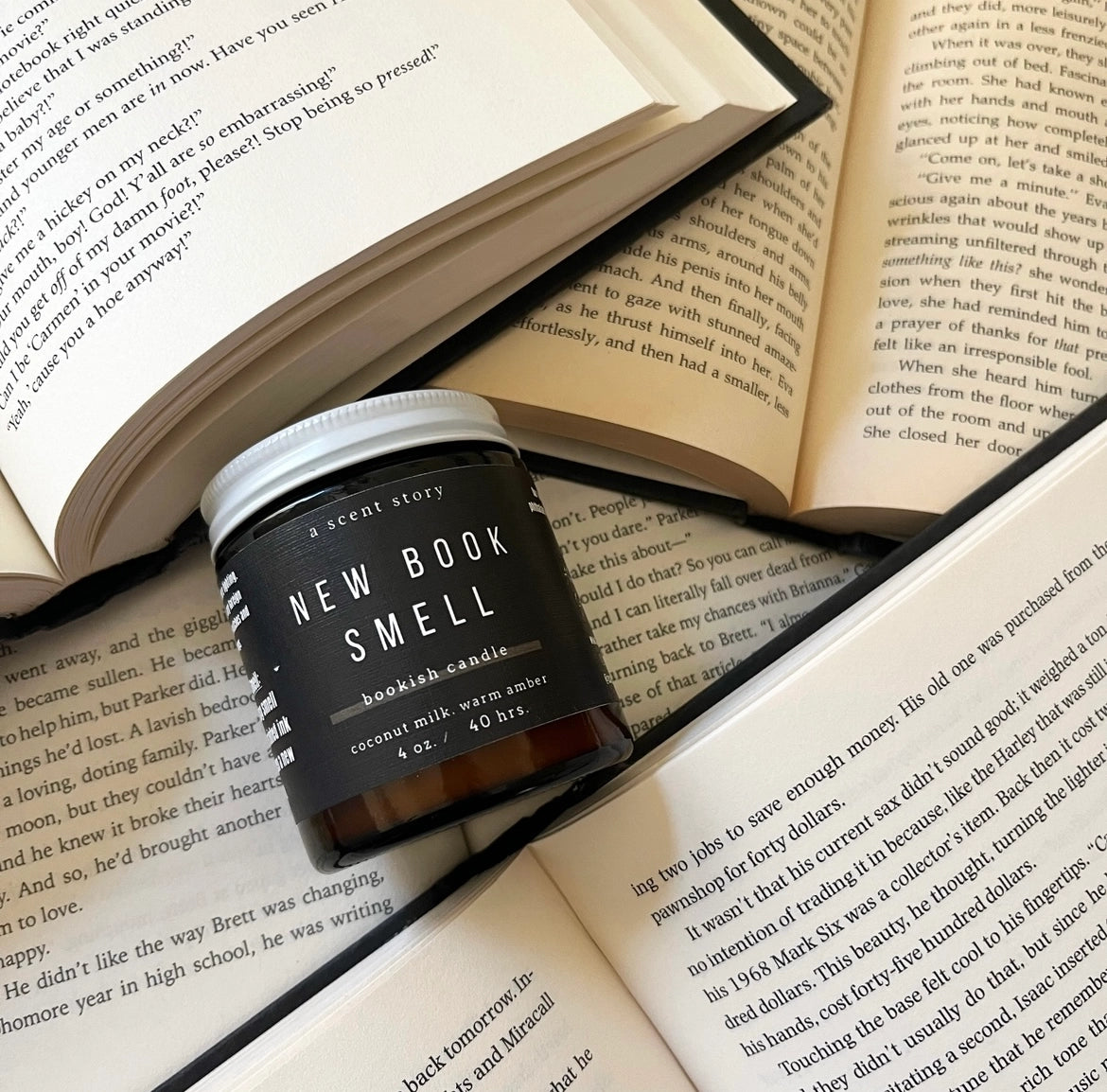 Candle - New Book Smell (8 oz)