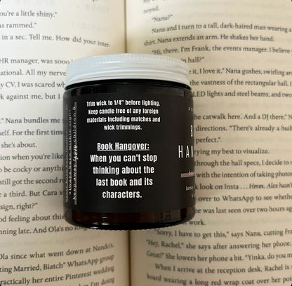 Candle - Book Hangover (4 oz)