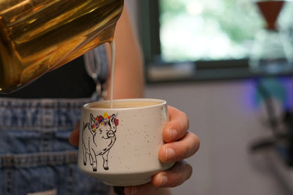 Stoneware Cup - Piglet Crown