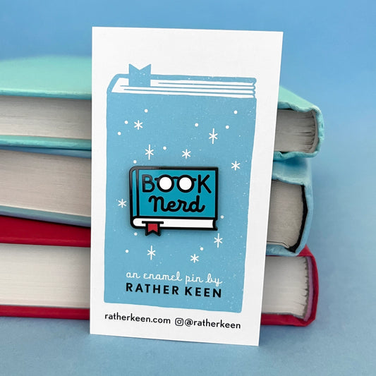 Enamel Pin - Book Nerd