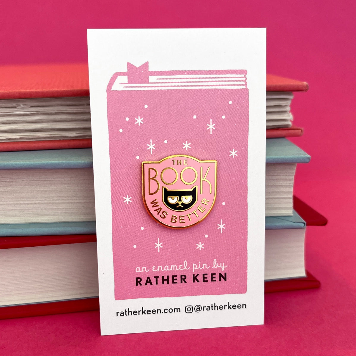 Enamel Pin - Book Was Better