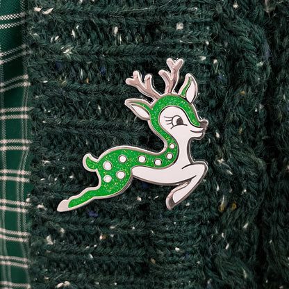 Enamel Pin - Christmas Deer