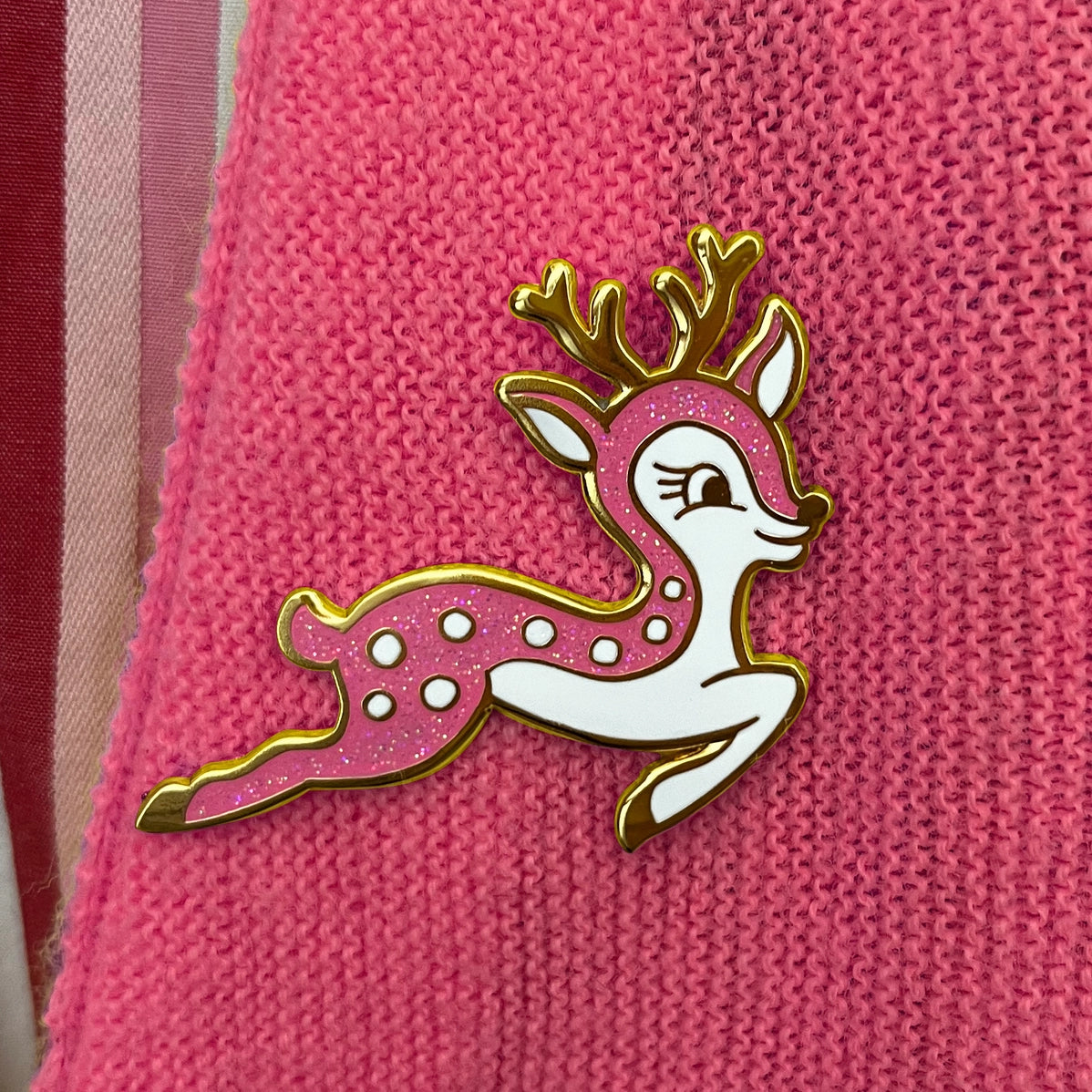 Enamel Pin - Christmas Deer