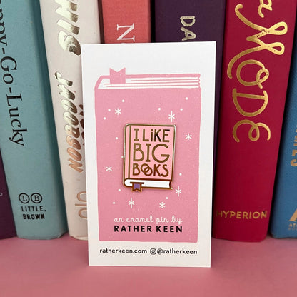 Enamel Pin - I Like Big Books