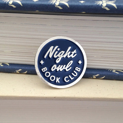 Enamel Pin - Night Owl Book Club