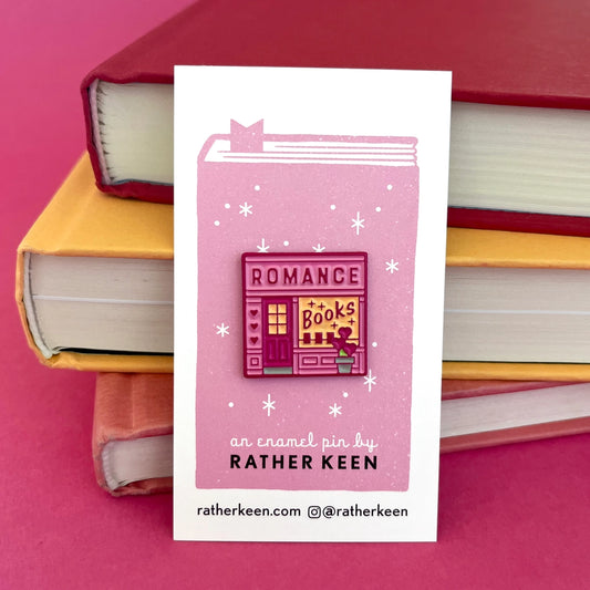 Enamel Pin - Romance Bookshop