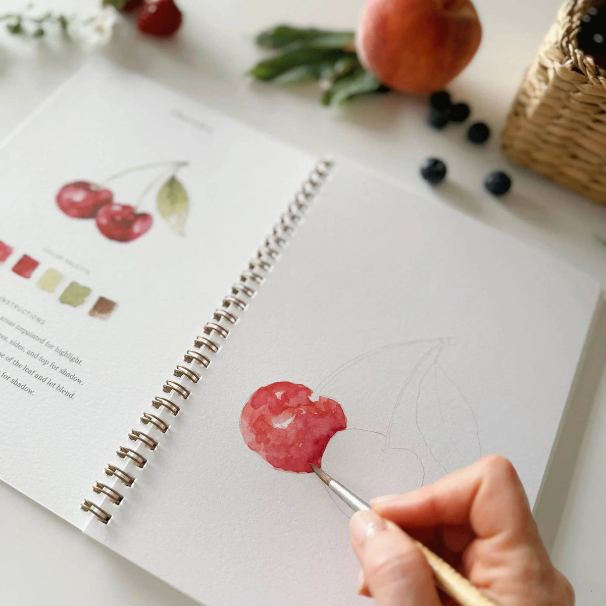 Watercolor Workbook - Fruit