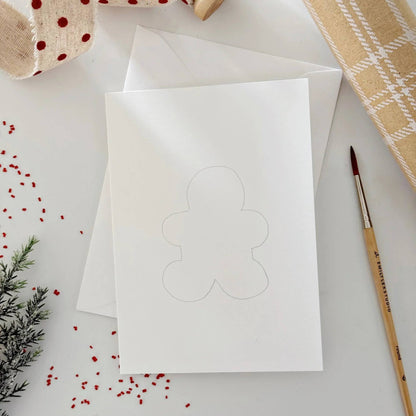 Watercolor Notecards - Gingerbread