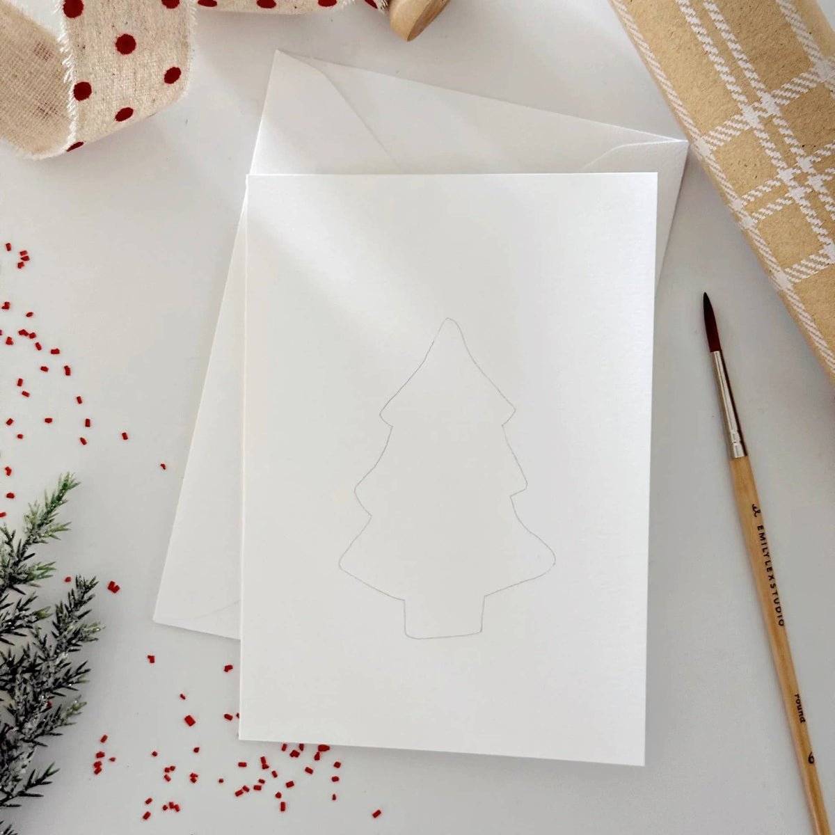 Watercolor Notecards - Gingerbread