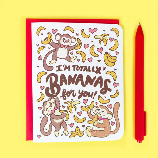 Greeting Card - Bananas For You