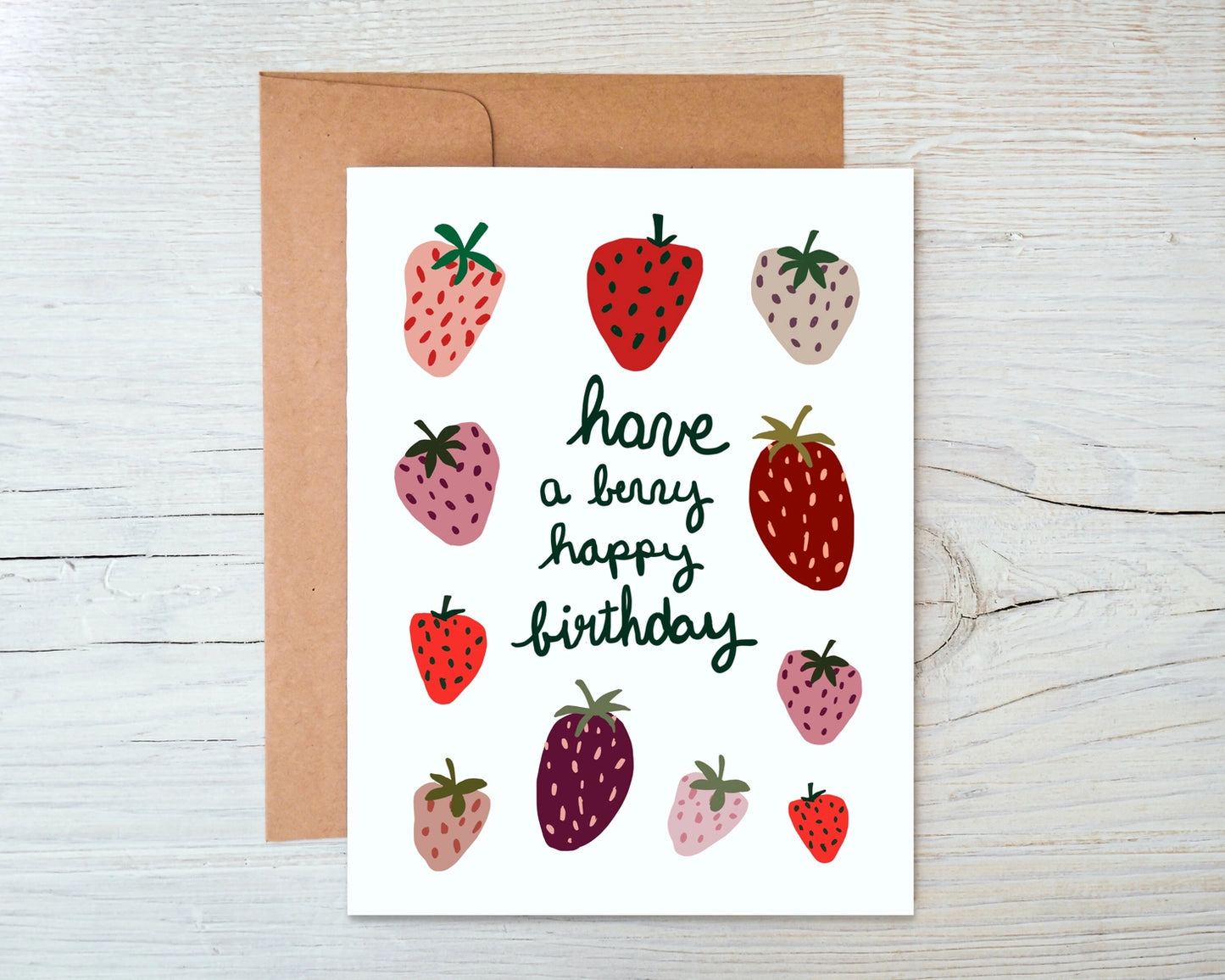 Greeting Card - Berry Happy Birthday