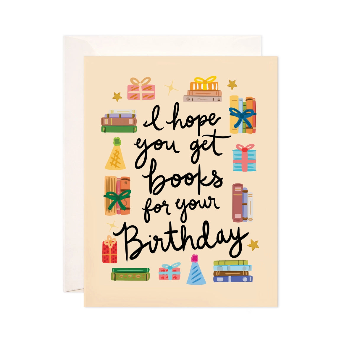 Greeting Card - Books For Birthday