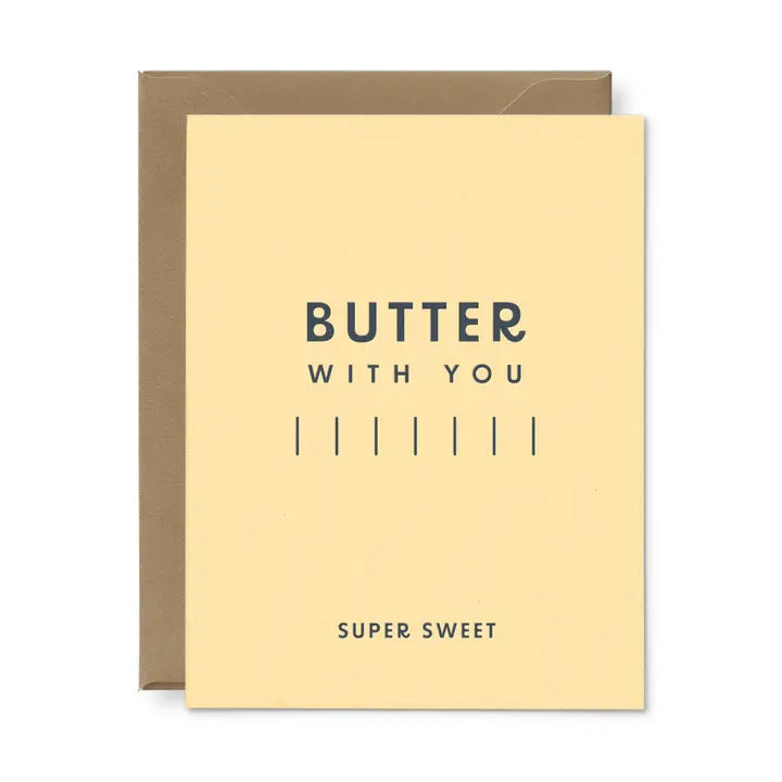 Greeting Card - Butter With You