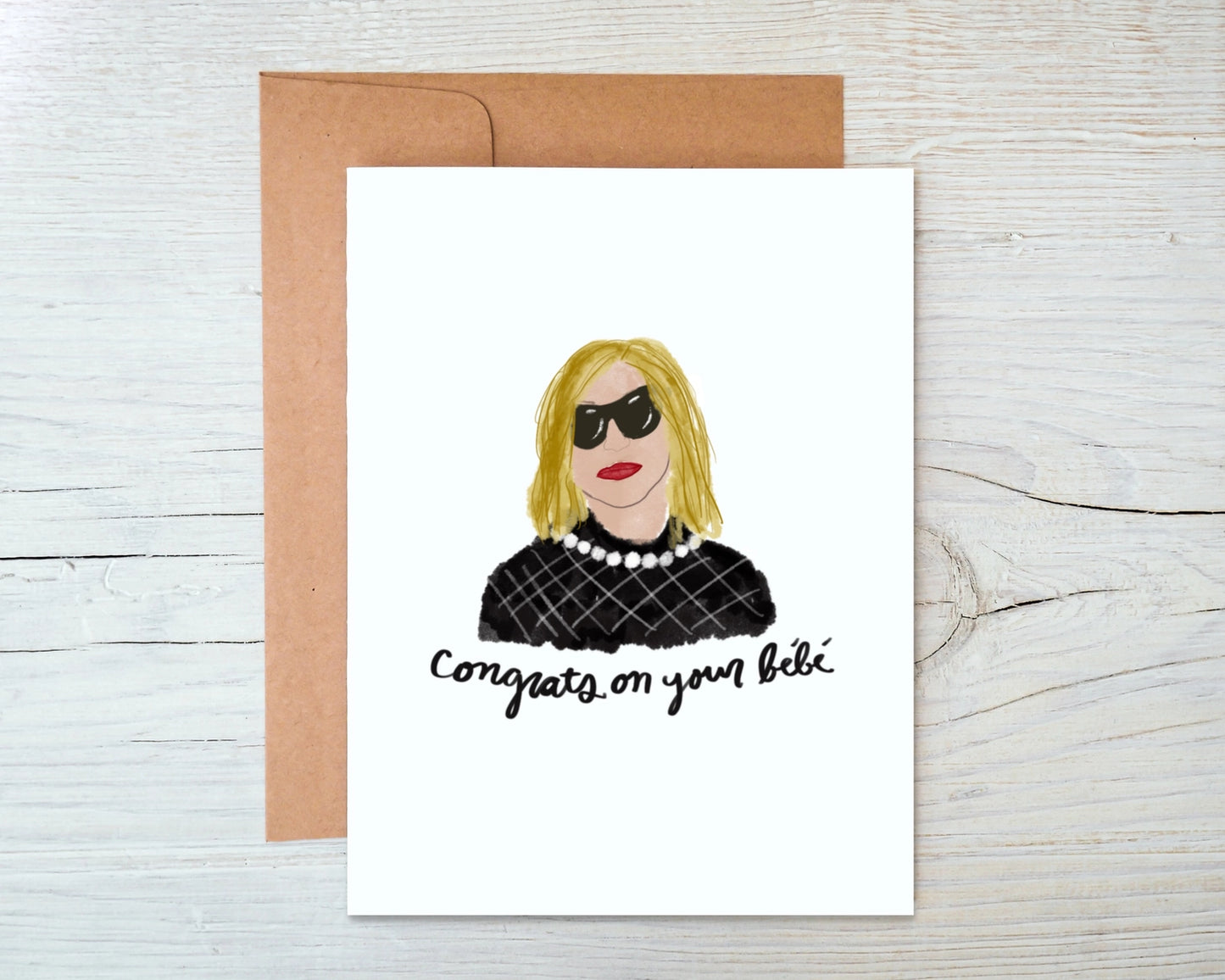 Greeting Card - Congrats On Your Bébé