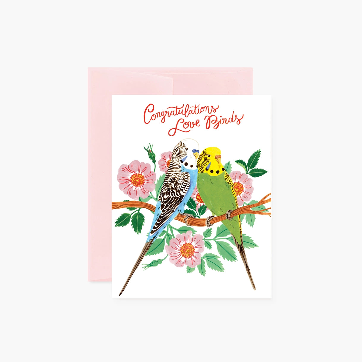 Greeting Card - Congratulations Love Birds