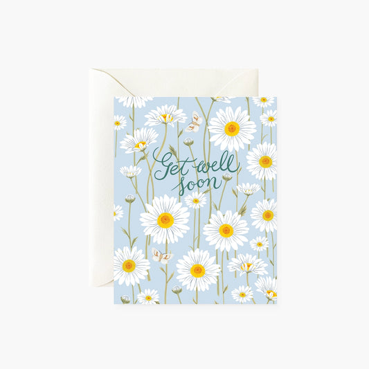 Greeting Card - Daisy Get Well Soon