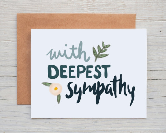 Greeting Card - Deepest Sympathy