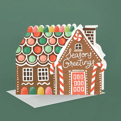 Greeting Card - Gingerbread House