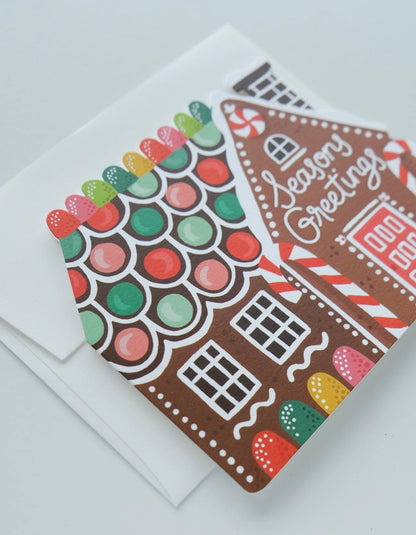 Greeting Card - Gingerbread House