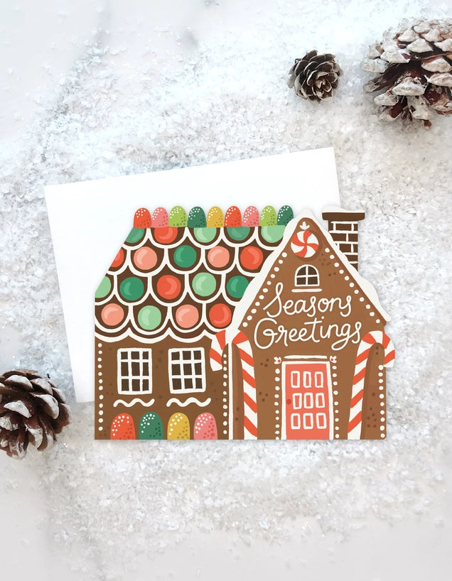 Greeting Card - Gingerbread House