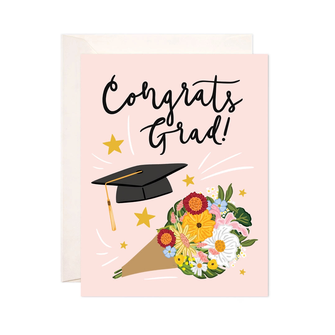 Greeting Card - Grad Bouquet