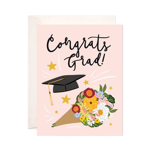 Greeting Card - Grad Bouquet