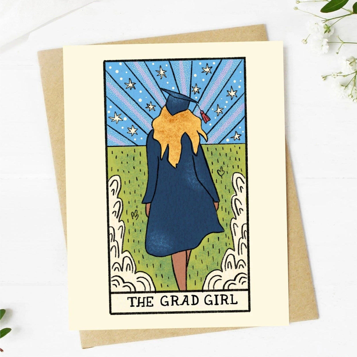 Greeting Card - Grad Girl