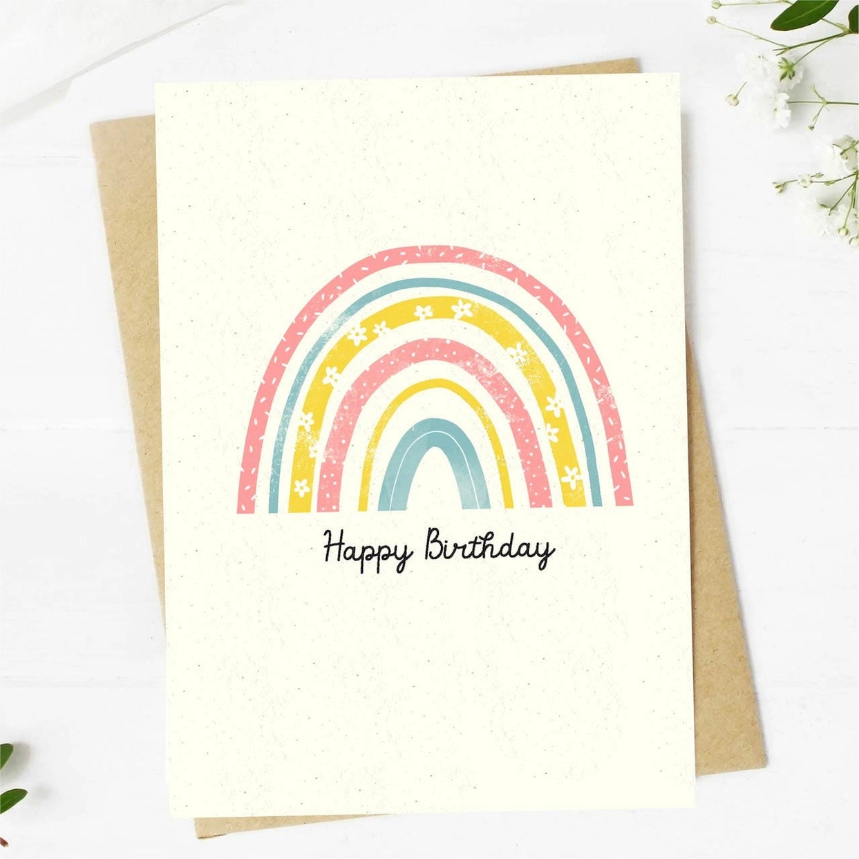 Greeting Card - Happy Birthday Rainbow