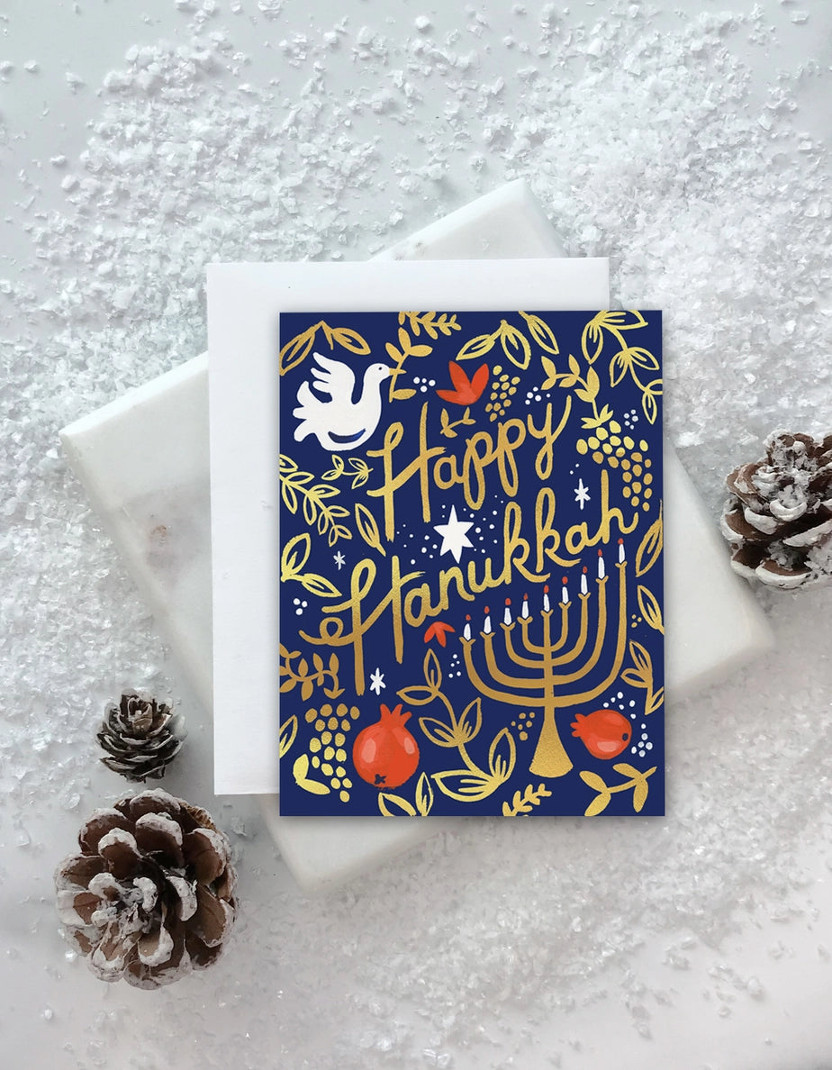 Greeting Card - Happy Hanukkah