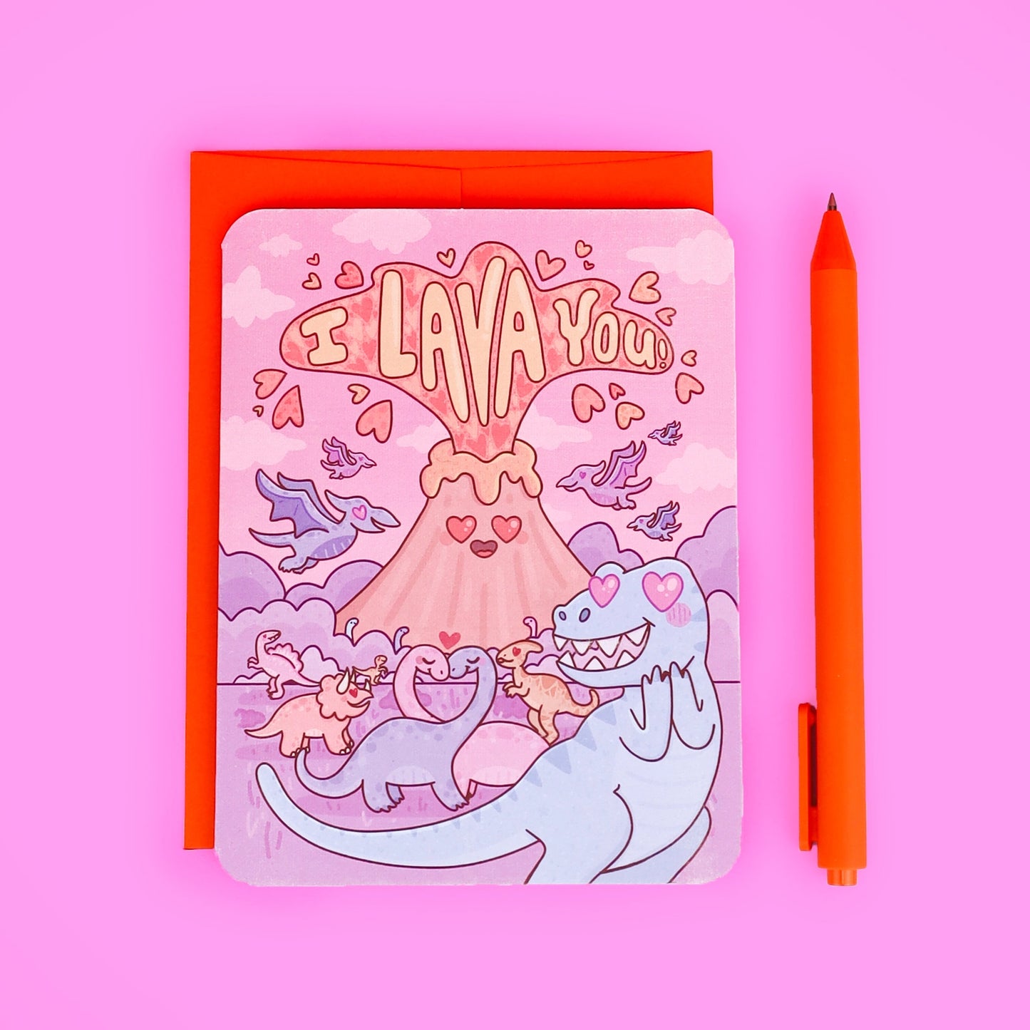 Greeting Card - Lava You