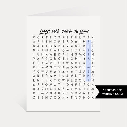 Greeting Card - Let's Celebrate