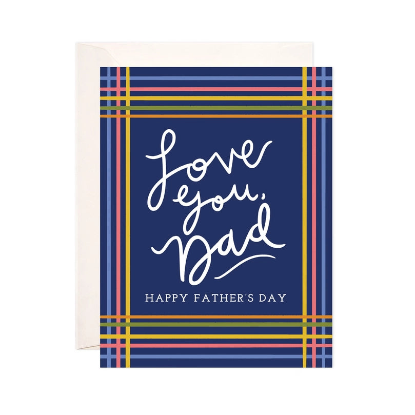 Greeting Card - Love Dad Stripes