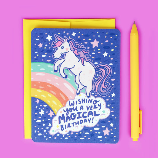 Greeting Card - Magical Unicorn Birthday