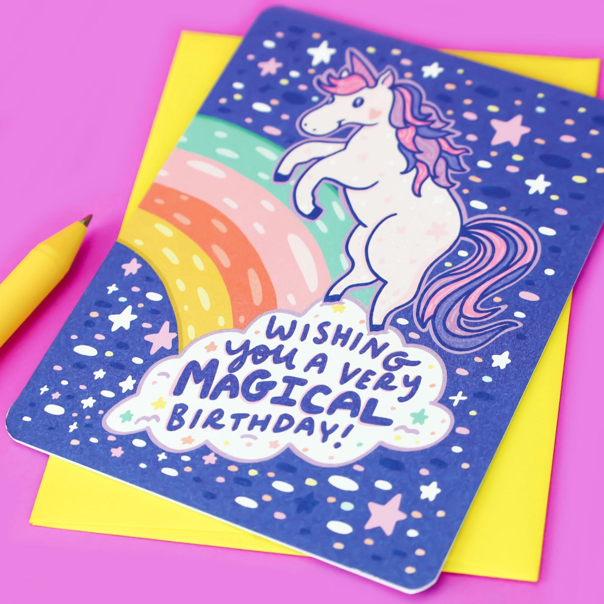 Greeting Card - Magical Unicorn Birthday