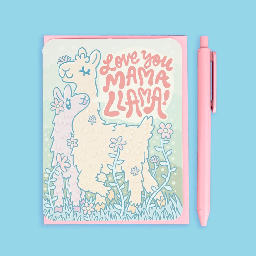 Greeting Card - Mama Llama