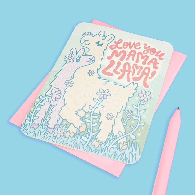 Greeting Card - Mama Llama