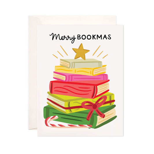 Greeting Card - Merry Bookmas